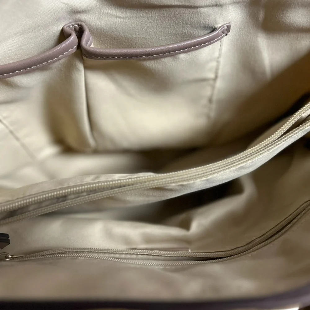 Giani Bernini‎ Women's Floral Dome Satchel Bag Neutral Design